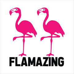 Stylish , fashionable  and awesome Flamingo art and illustrator