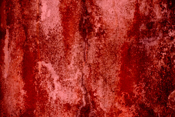 Spooky and Creepy Wall Background. wall with creepy red blood texture. used for Horror and Halloween concept