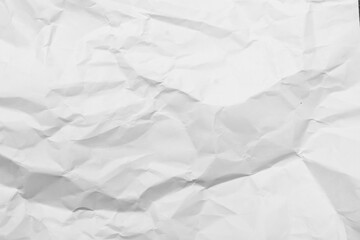 Obraz premium White Paper Texture background. Crumpled white paper abstract shape background with space paper recycle for text