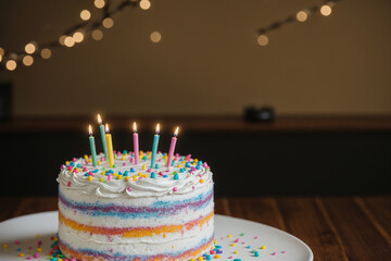 Geburtstagskuchen ruhig