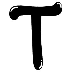 svg melt street typo doodle element set