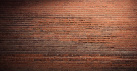 A classic brick wall texture background, providing a rustic and urban backdrop for signs or text....