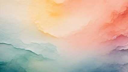 A blank watercolor paper texture background, offering a creative and artistic background for text or illustrations. Copy space.