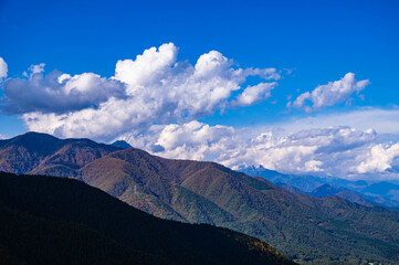 三郷スカイラインから見る北アルプス