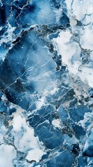 Obraz premium Blue White Marble Texture Panoramic Background