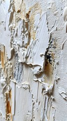 Abstract White Oil Painting Texture