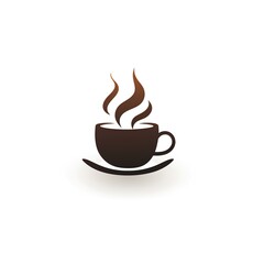 Obraz premium Coffee logo and icon for a coffee shop