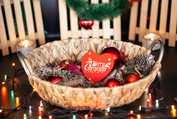 christmas, navidad, nadal, craciun, card, mallorca, illetas, spain, wish, red, love, heart, holliday, winter, globe, new year, happy, holly, cherish, decoration, table, birthday, party