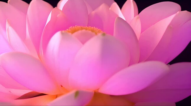 pink lotus flower close up view