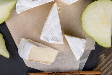 soft fresh cheese with noble white mold that you can eat