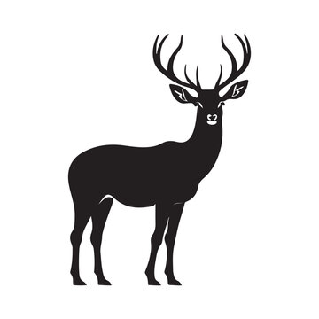 deer silhouette vector