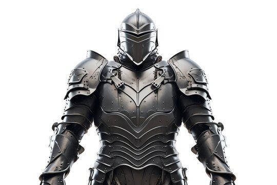 a person in a suit of armor