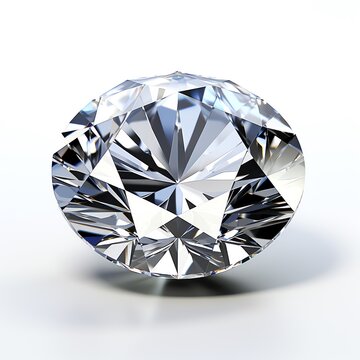 a diamond on a white surface