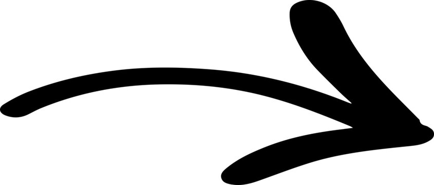 doodle sketch grunge marker arrow