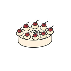 Happy birthday cake , HBD Cake , cake , cake png
