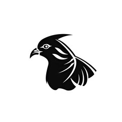 Obraz premium Pigeon Icon, Dove Silhouette, City Bird Symbol, Pigeon Icon on White Background