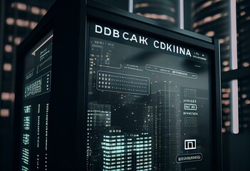 A digital bank issuing CBDC, a digital currency supported by central banks of US, EU, China, and Japan. Generative AI - obrazy, fototapety, plakaty