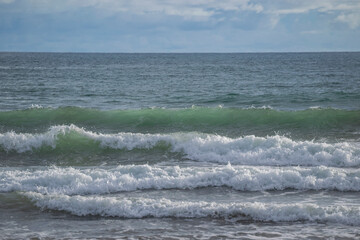 Atardecer en playa Las Lajas en Panama 