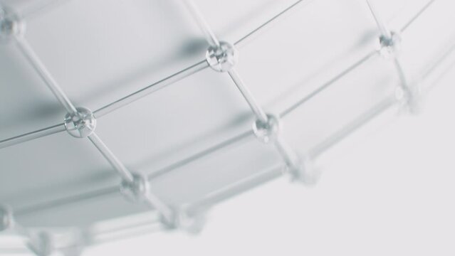 Rotating Sphere Web Background