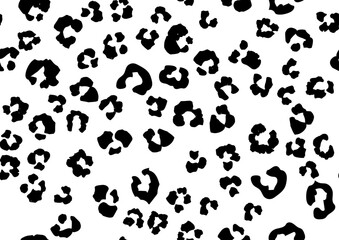 Leo Seamless Vector Dog. Black Jaguar Print. Snow Leopard Vector Spot. Black Animal Drop. Leopard Monochrome Leather. Cheetah Seamless Texture Camouflage. Mud Animal Stain. White Cheetah Animal Fur.