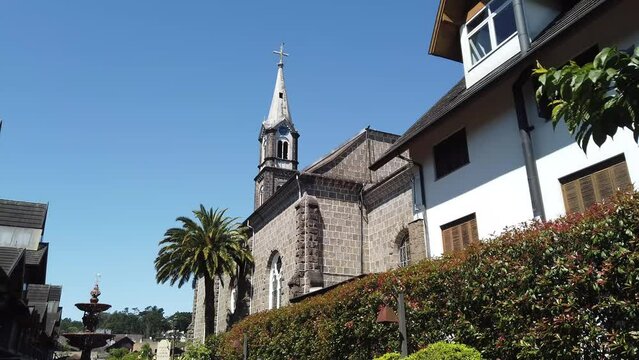 Matriz Church in Gramado city, Rio Grande do Sul State, Brazil