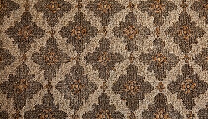 Brown hotel carpet texture top wiev	
