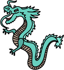 Naklejka premium 청룡