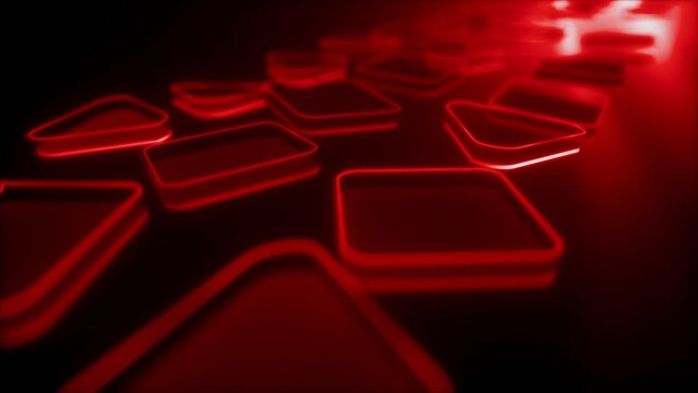 Neon Geometric Shapes