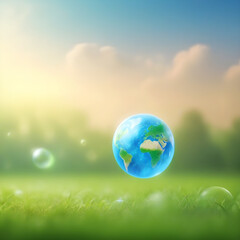 World Ozone Day Background, International Day for the Preservation Concept.
