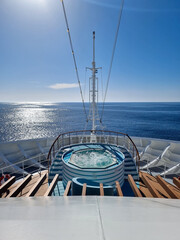 yacht in the sea