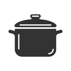 Cooking pot icon. Vector illustration