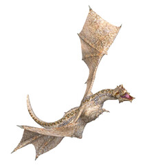 ドラゴン　3DCG レンダリング