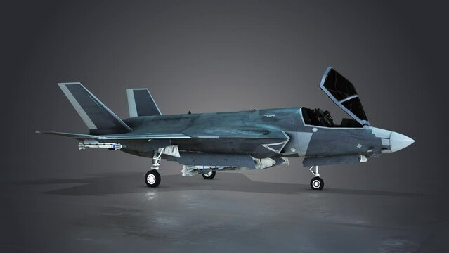 F 35 Lightning II Stealth Multi-Role Fighter Aircraft 360 View