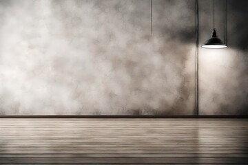 interior wall background with floor and space for tex - obrazy, fototapety, plakaty