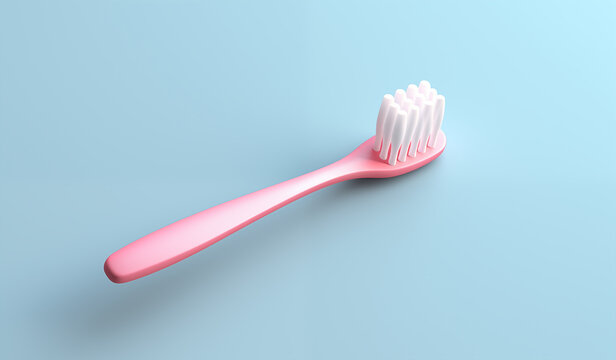 Escova de dentes isolada - Ilustração no estilo Cartoon