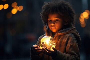 Naklejka premium Earth hour: a global call to action for environmental awareness, unity, and energy conservation, symbolizing a collective commitment to a sustainable and eco-friendly future for our planet.