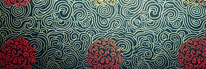 Chinese Oriental pattern background