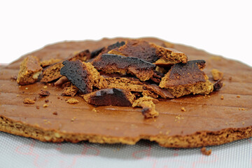 Christmas baking. Gingerbread baked for too long.
