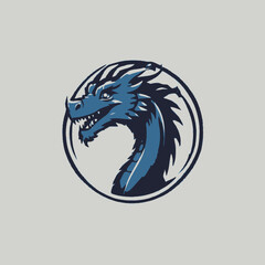 Dragon Logo EPS Format Design Very Cool