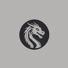 Dragon Logo EPS Format Design Very Cool