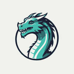 Dragon Logo EPS Format Design Very Cool