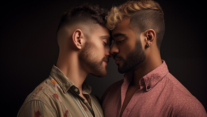 Obraz premium A Gay Couple’s Journey to Parenthood: How They Overcame the Challenges and Found Happiness