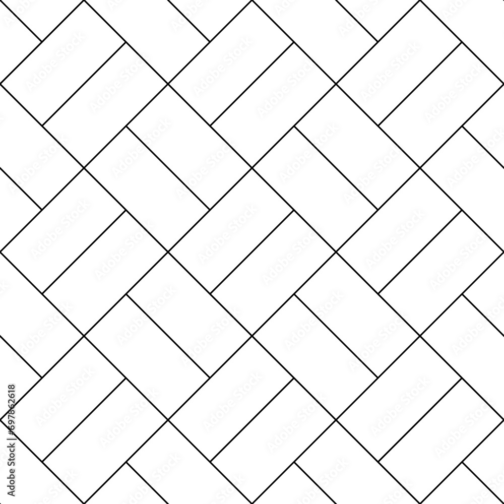 Aufkleber brick parquet seamless pattern. repeating rectangles slab surface. tiling repeat floor. repeated pav