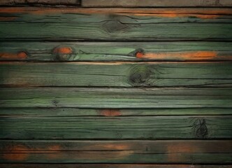 green and orange and brown dark and dirty wood wall wooden plank board texture background