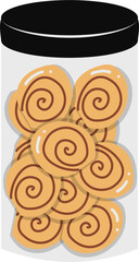 Eid cookies Illustration, Eid Al fitr clipart 