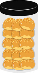 Eid cookies Illustration, Eid Al fitr clipart 