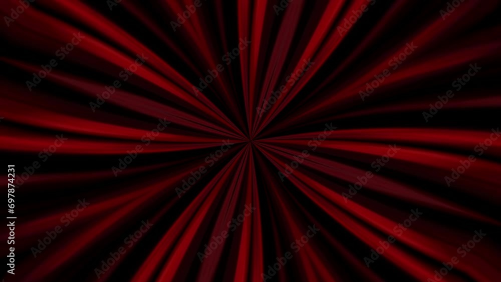 Poster geometric shapes and kaleidoscope patterns glowing in motion
