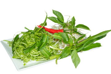 Vietnamese crab paste noodle soup (bun rieu cua)