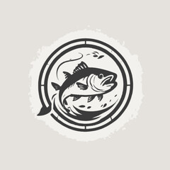 Fish Logo EPS Format Design Very Cool
