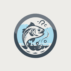 Fish Logo EPS Format Design Very Cool